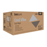 EcoBee Mask Eachrloop BeeSure Vibe Anti-Fog ASTM Level 3 Gray 50/Bx, 8 BX/CA - BE2590