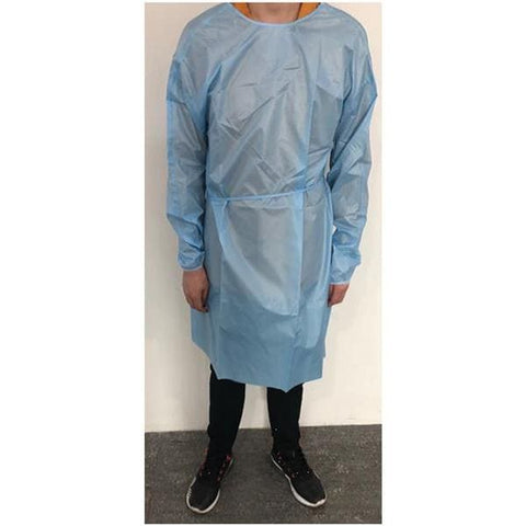Xuchang Zhengde Environstar Gown Isolation Disposable AAMI Level 1 PET Large Blue 10/Bg, 10 BG/CA - ZDB120003E