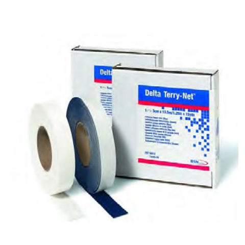BSN Medical, Inc Casting Fleece Edger Delta Terry-Net Synthetic 1.25"x15yd Blue LF 1/Ca - 58012