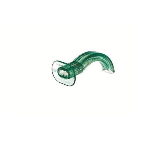 Hudson Respiratory Care Airway Oral Cath-Guide Guedel Adult Size 4 90mm Flexible Green 48/Ca - 1164