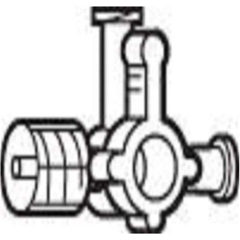 Baxter Healthcare Stopcock 4-Way Rotating Male Luer Lock Adapter 50/Ca - 2C6204