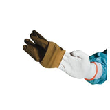 Ansell Healthcare Products LLC Glove Liner Cut-Resistant Polyethylene Medium White / Orange Cuff Reusable 5/Bx - 5789912