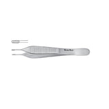 Miltex Forcep Tissue Adson Meister-Hand 4-3/4" Straight 7x7 Side Grasping Teeth SS Each - Integra Miltex - MH6-124