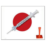 Vyaire Medical Inc Gas Kit Arterial Blood ABG Lyo Hep 113iu 3mL 23gx1" Safety-Lok 100/CS - 4023TRU