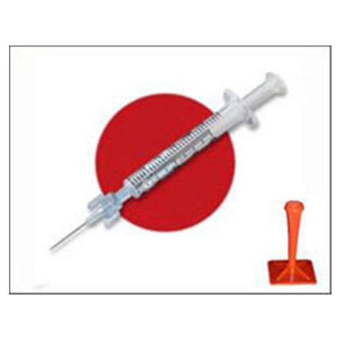 Vyaire Medical Inc Gas Kit Arterial Blood ABG Lyo Hep 113iu 3mL 23gx1" Safety-Lok 100/CS - 4023TRU