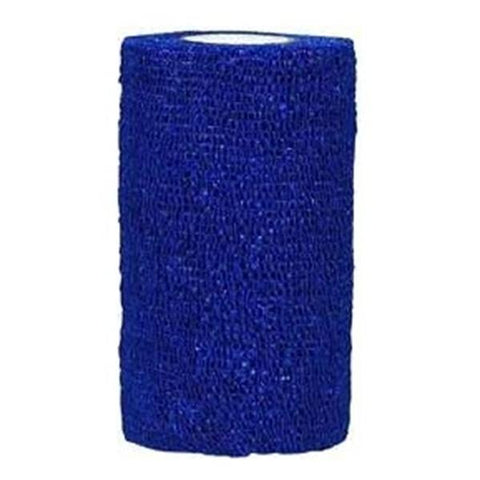 Andover Coated Products Bandage CoFlex Med Compression Elastic 2"x5yd Ltx NS Cohesive Blue 36/Ca - 7200BL-036