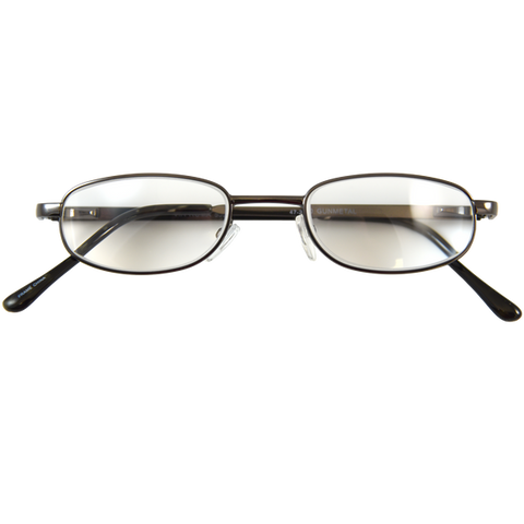 PEWTER METAL PRISMATIC SPECTACLES