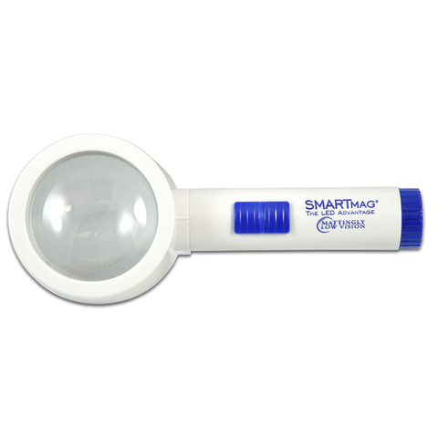 SMARTMAG 4X "HIGH CONTRAST" WARM LED STAND MAGNIFIER