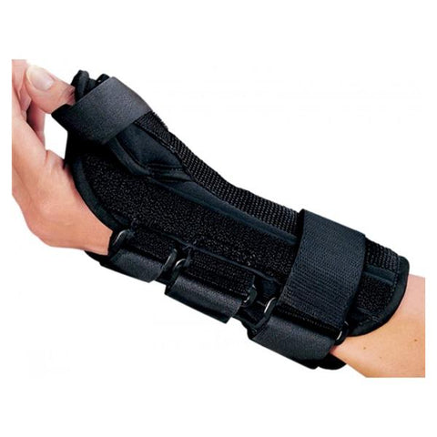 DJO, Inc Brace ComfortFORM Adult Wrist/Thumb Fm Lmnt Black Size 7.5" X-Large Left Each - 79-87318
