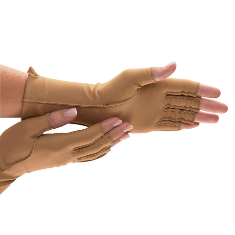 Isotoner Open Finger Therapeutic Glove, X-Small