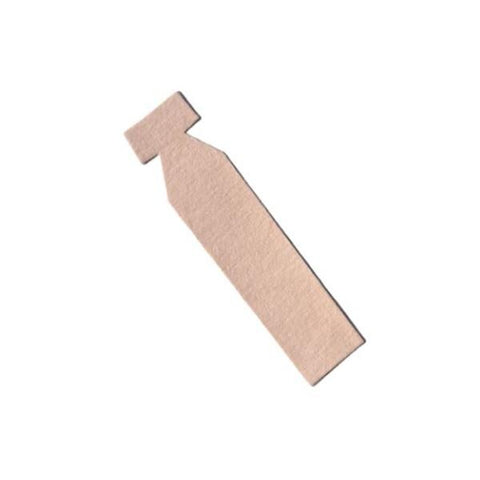 Aetna Felt Corporation Strap Orthopedic Oval Ankle/Plantar Fasciitis Moleskin 2x9" Adhesive Tan 100/Pk - 59099