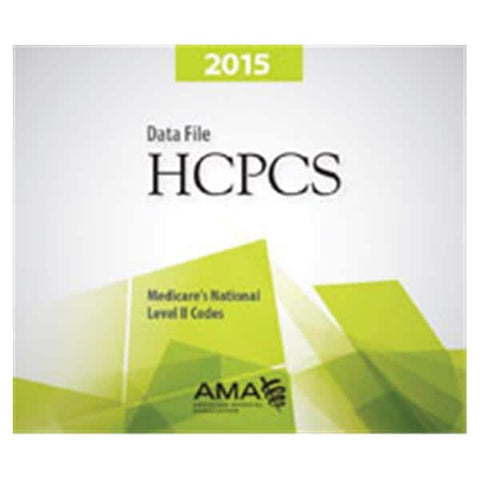 American Medical Association CD Educational HCPCS Data File 2015 Each - OP096215