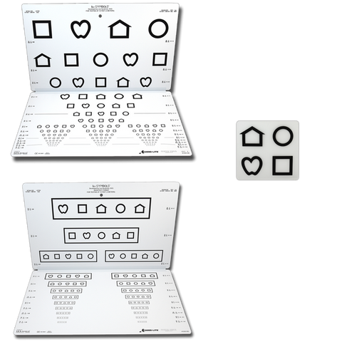 LEA SYMBOLS® FOLDING PEDIATRIC EYE CHART