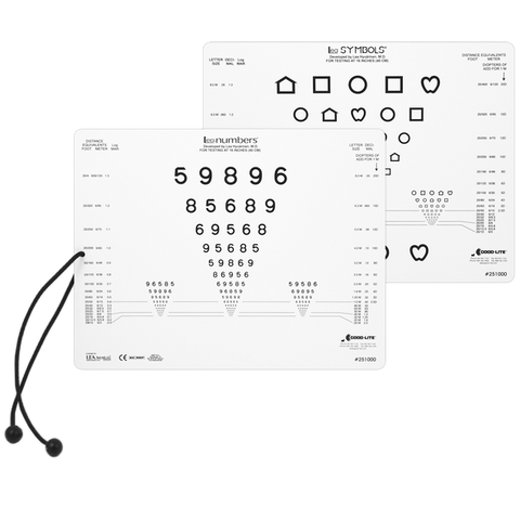 LEA SYMBOLS® & LEA NUMBERS® NEAR VISION CARD