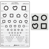 LEA SYMBOLS® TRANSLUCENT DISTANCE CHART FOR 3 METERS