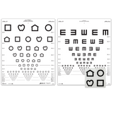 LEA SYMBOLS® & TUMBLING E CHART SET