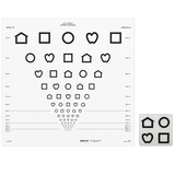 LEA SYMBOLS® ETDRS TRANSLUCENT DISTANCE CHARTS (13 FEET/4 METERS)