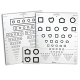 LEA SYMBOLS® 15 LINE PEDIATRIC EYE CHART