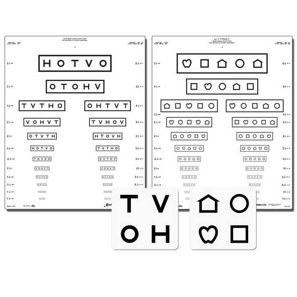 HOTV Eye Chart (10 ft)