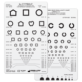LEA SYMBOLS® AND LANDOLT C NEAR VISION CARD