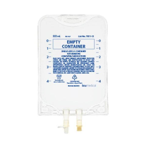 Icu Medical, Inc Bag IV Lifecare PVC 500mL 48/Ca - 7951-13