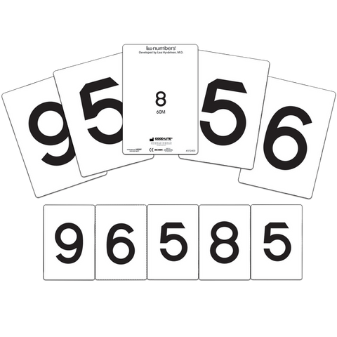 LEA NUMBERS® CARDS 40M AND 60M