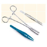 Medical Action Industries Forcep Tissue Adson 4-3/4" Serrated 1x2 Teeth Stainless Steel Disposable 20/Bx - 56308