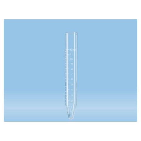 Sarstedt, Inc Centrifuge Tube Polystyrene 12ml 17x110mm Conical Bottom Non-Sterile Bag 1000/Bx - 57.462.300