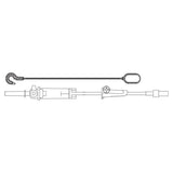 Baxter Healthcare IV Solution Set 37" 10 Drops/mL 48/Ca - 2C7462