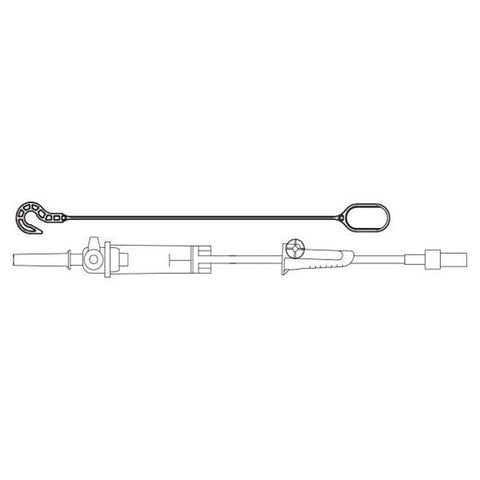 Baxter Healthcare IV Solution Set 37" 10 Drops/mL 48/Ca - 2C7462