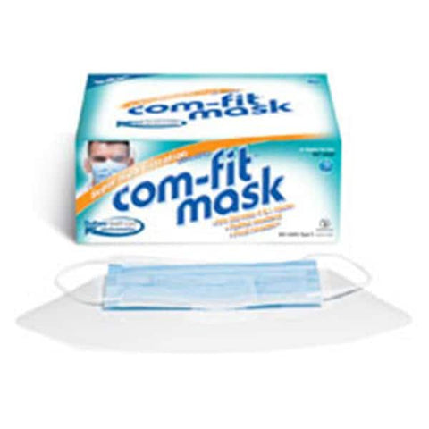 Dentsply Sirona Preventive Combination Mask / Shield Com-Fit ASTM Level 1 Blue 25/Bx - 20328