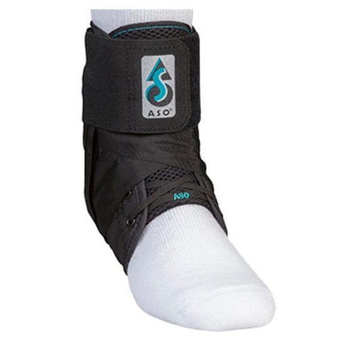 Medical Specialties Brace Stabilzer ASO Ankle Nylon Bilateral Black Size Large 13-14" Universal Each - 264035