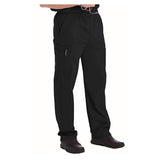 Landau for Men (R) Pant Scrub 8555 Mens Large Black Each - 8555-BKP-LGE