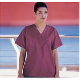 Fashion Seal Shirt Scrub Fashion Blend Unisex Large Cranberry Each - 6789-L