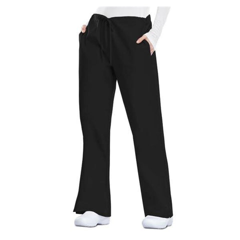Cherokee Workwear Scrub Pant 4101 Womens Small Black Each - 4101-BLKW-S