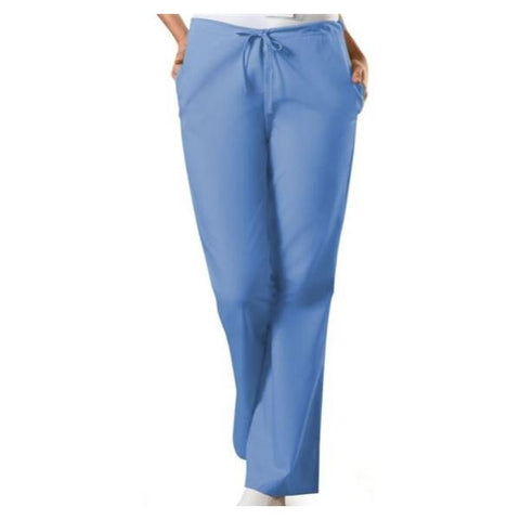 Cherokee Workwear Scrub Pant 4101 Womens 3X Large Ceil Blue Each - 4101-CIEW-3X