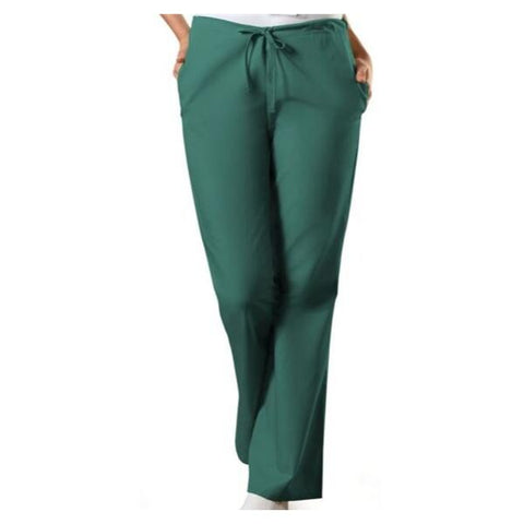 Cherokee Workwear Scrub Pant 4101 Womens Large Hunter Each - 4101-HUNW-L