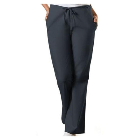 Cherokee Workwear Scrub Pant 4101 Womens Large Petite Pewter Each - 4101P-PWTW-L