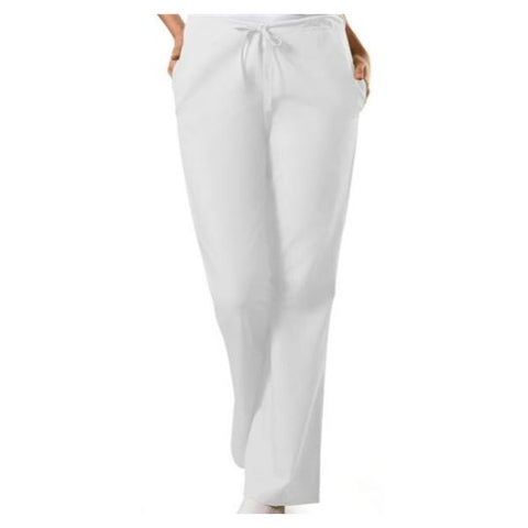 Cherokee Workwear Scrub Pant 4101 Womens X-Small Tall White Each - 4101T-WHTWXS