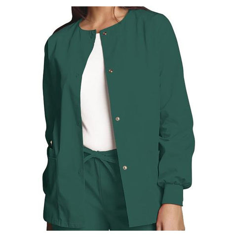 Cherokee Workwear Jacket Womens Hunter X-Large 3 Pockets Each - 4350-HUNW-XL