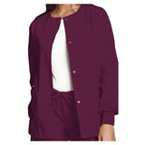 Cherokee Workwear Jacket Warm-Up Wine 5X Large Each - 4350-WINW-5X