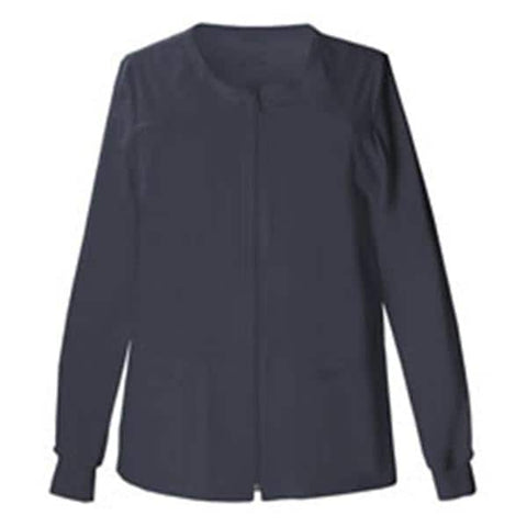 Cherokee Workwear Jacket Womens Pewter 4 Pockets Each - 4315-PWTW-L