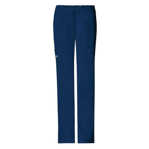 Cherokee Workwear Pant Scrub Cherokee 4044 Womens Large Petite Navy Each - 4044P-NAVW-L