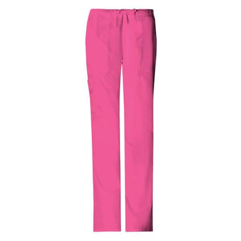 Cherokee Workwear Pant Scrub Cherokee 4044 Womens Small Petite Pink Each - 4044P-SHPW-S
