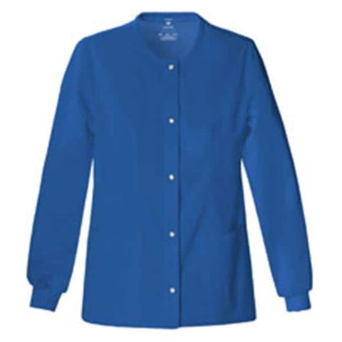 Luxe Jacket Warm-Up Poly/Ryn/Spndx Luxe W RylBlu 2XS 27.5" NRvrsbl Each - 1330-ROYV2XS