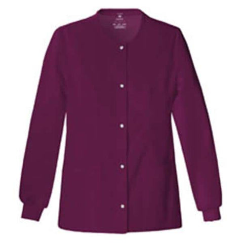 Luxe Jacket Warm-Up 51% Polyester / 46% Rayon / 3% Spandex Twill Womens XS 3Pkt Each - 1330-WINV-XS