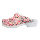 Cape Clogs Inc Clog Open Back Leather / Wood Base Womens Adult Pink Phlox Size 8.5 Each - 200662339