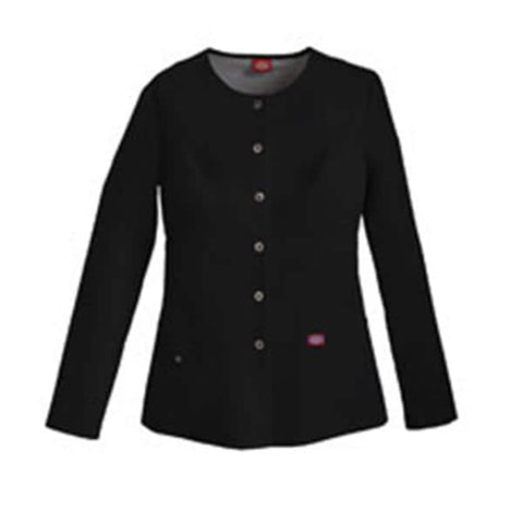 Dickies Jacket Warm-Up Womens Black Large 3 Pockets Each - 82310-BLKZ-L
