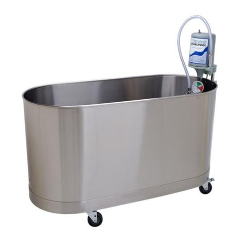 Whitehall Mfg Co Whirlpool Hydrotherapy Sport 110gal 90x24x25" Mobile Stainless Steel Each - S-110-M