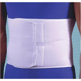 Frank Stubbs Co Inc Binder Compression Deluxe Adult Abdominal Elastic 3Pnl White Size 9" X-Large Each - F010836
